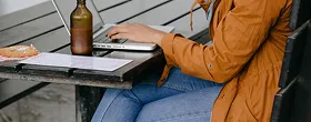 Founder writing brand positioning statements on a whiteboard